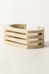 Parts of Four Crescent Crescent Bracelet Collection I Highly Handcrafted 1002-4-UAS 30mm Super Acid Silver PPOF47